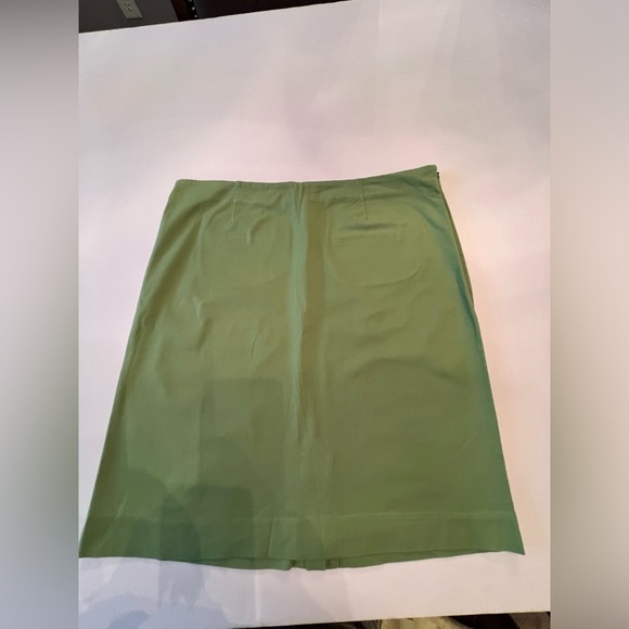 J. JILL  GREEN SKIRT WITH SIDE CONCEALED ZIPPER - Picture 2 of 6